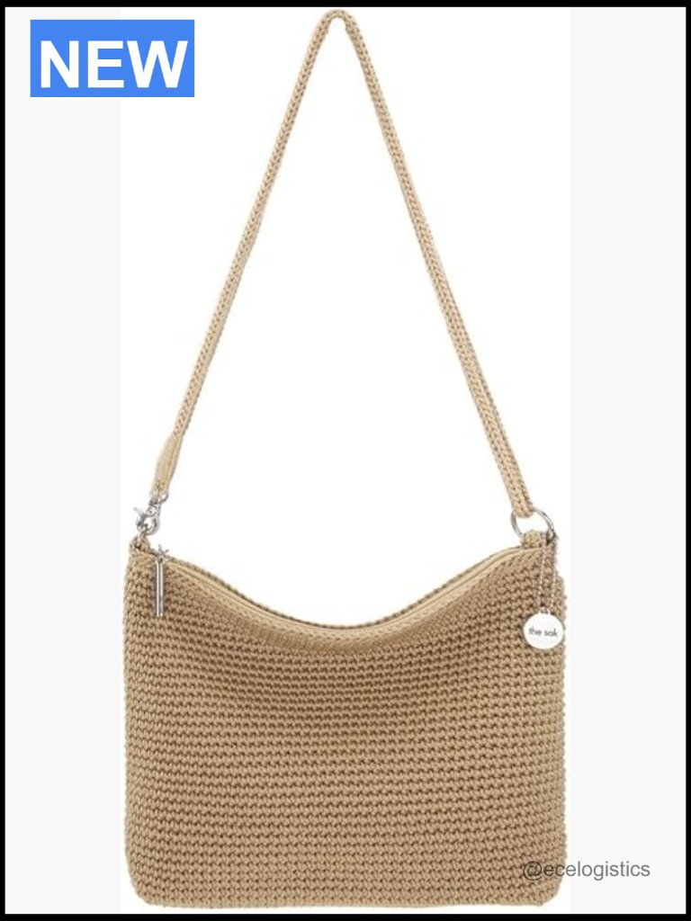 Convertible 3-In-1 Crossbody Handbag Crochet & Leather